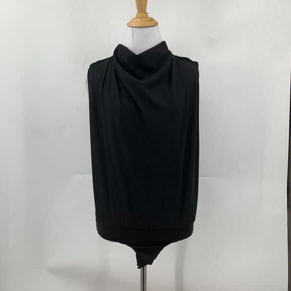 Astr The Label Bodysuit Womens XS Extra Small Keyhole Back Cowl Neck Stretch - Picture 2 of 13